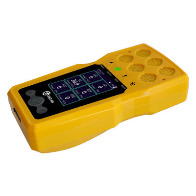 Certification CE FCC Moniteur multi gaz 6 en 1 par Yaoan O2 CO H2S LEL VOC CO2