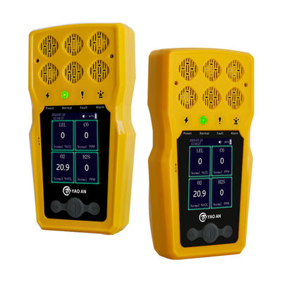 Détecteur de gaz BTQ-YA-C100FT Analyseur de gaz Portable 4 en 1 Détecteur de gaz multi pour CO O2 H2S CH4