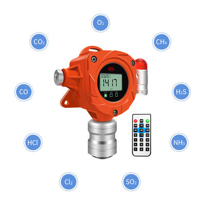 Détecteur de gaz fixe monté sur le mur Détecteur de gaz C2h6 So2 Avec capteur intelligent