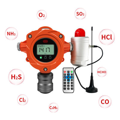 Détecteur de gaz de sulfure d'hydrogène H2S Détecteur industriel de gaz sensible fixe Alarme H2S