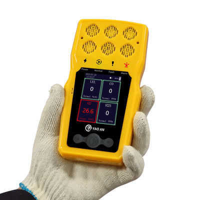 Détecteur de gaz IP67 portable 6 en 1