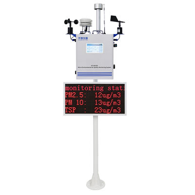 HT-MS100 Système de surveillance de la qualité de l'air en ligne (AQMS) Mesure des paramètres environnementaux Système de surveillance PM2.5 PM10