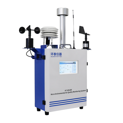 HT-MS100 Système de surveillance de la qualité de l'air en ligne (AQMS) Mesure des paramètres environnementaux Système de surveillance PM2.5 PM10