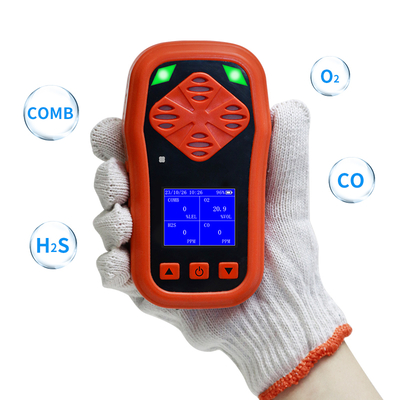 Vente à chaud Multi 4 en 1 Détecteur de gaz 4 Unité analyseur de gaz Co/co2 CH4 LEL CO H2S O2 Portable Nh3 Ammonium Meter